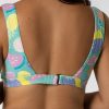 Sandbar - Womens Plunge Bikini Top - Tropicana-Streamline Sports