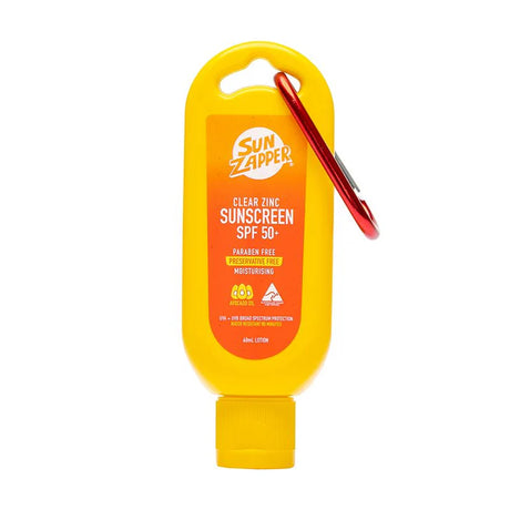 SUN ZAPPER - Clear Zinc Sunscreen SPF50+ (60ml)-Streamline Sports