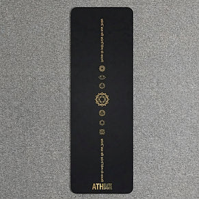 Athelite Sports - Black & Gold Series Chakra Pilates and Yoga Mat (6mm)