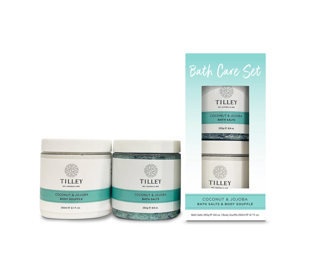 *NEW* Tilley - Bath Care Set - Bath Salts & Body Souffle