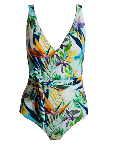 Sandbar - Womens One Piece Wrap Swim Suit-Streamline Sports