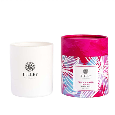 Tilley - Triple Scented Soy Candle -  Mystic Musk (FG1852)-Streamline Sports