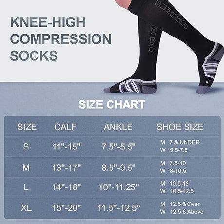 SUMARPO - Compression Socks - Ultralight Tall (2 pairs/set)-Streamline Sports