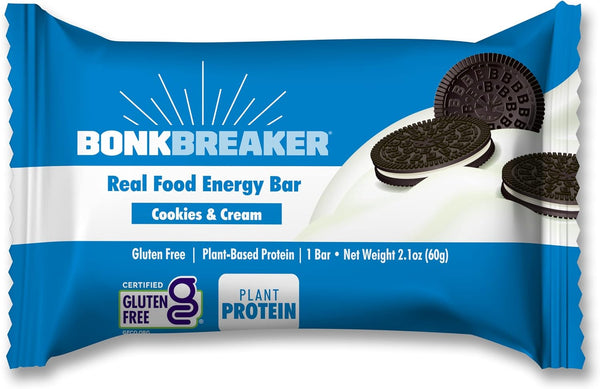 BonkBreaker  Energy Bar - Cookies & Cream (60g/bar) | Streamline Sports