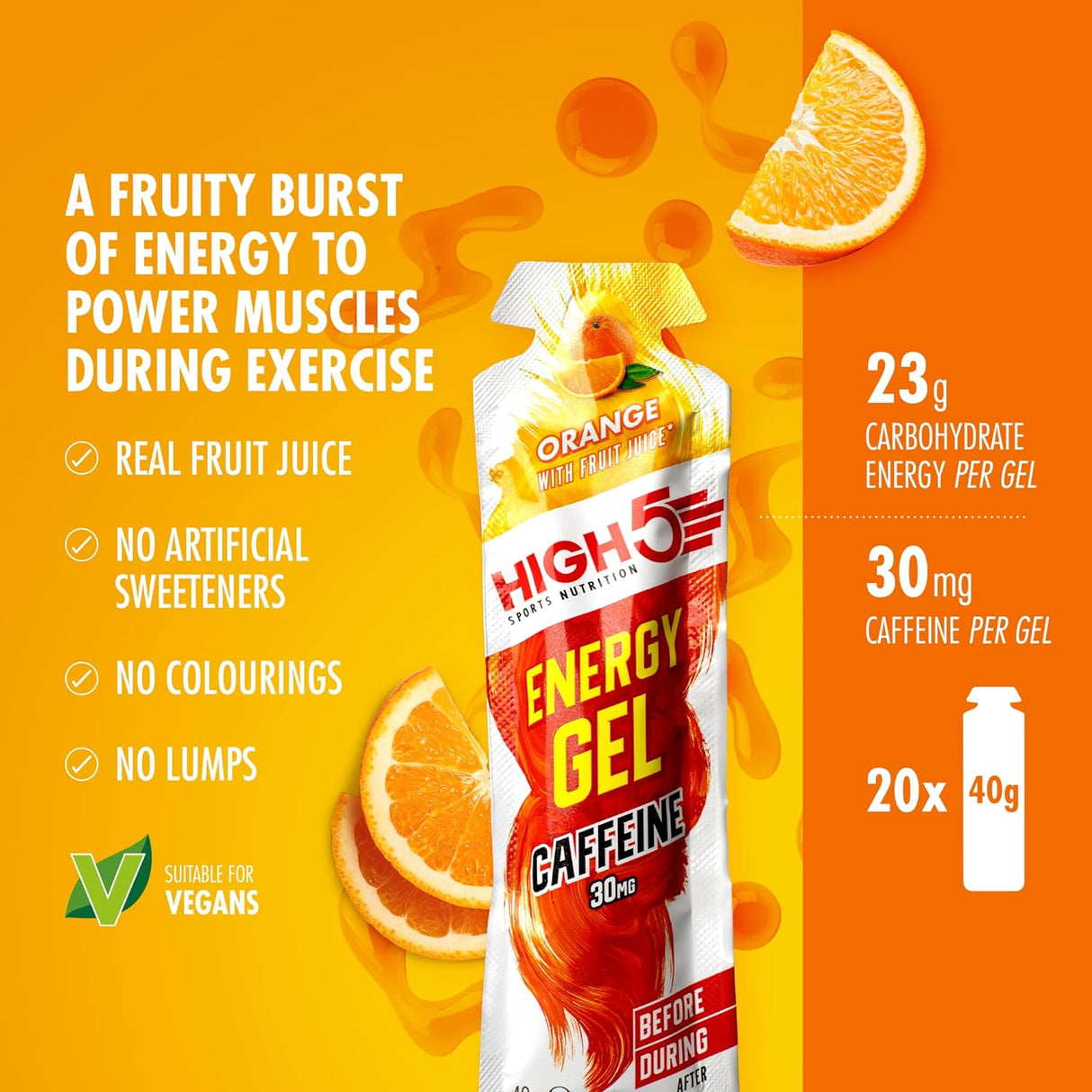 Energy Gel - Caffeine-Streamline Sports