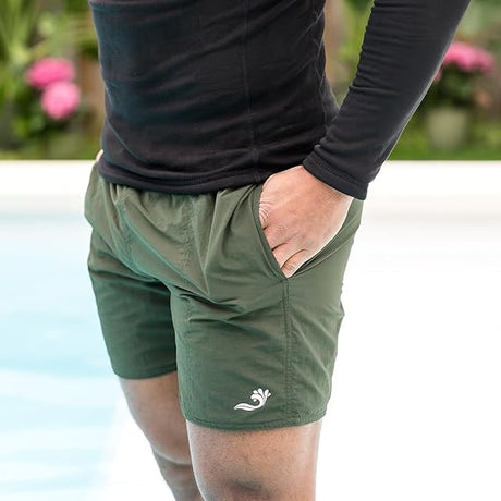 Splash About - Swim Shorts - Forest Green-Streamline Sports