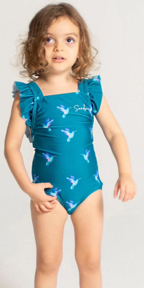 Sandbar - Girls Ruffle Swimsuit-Streamline Sports