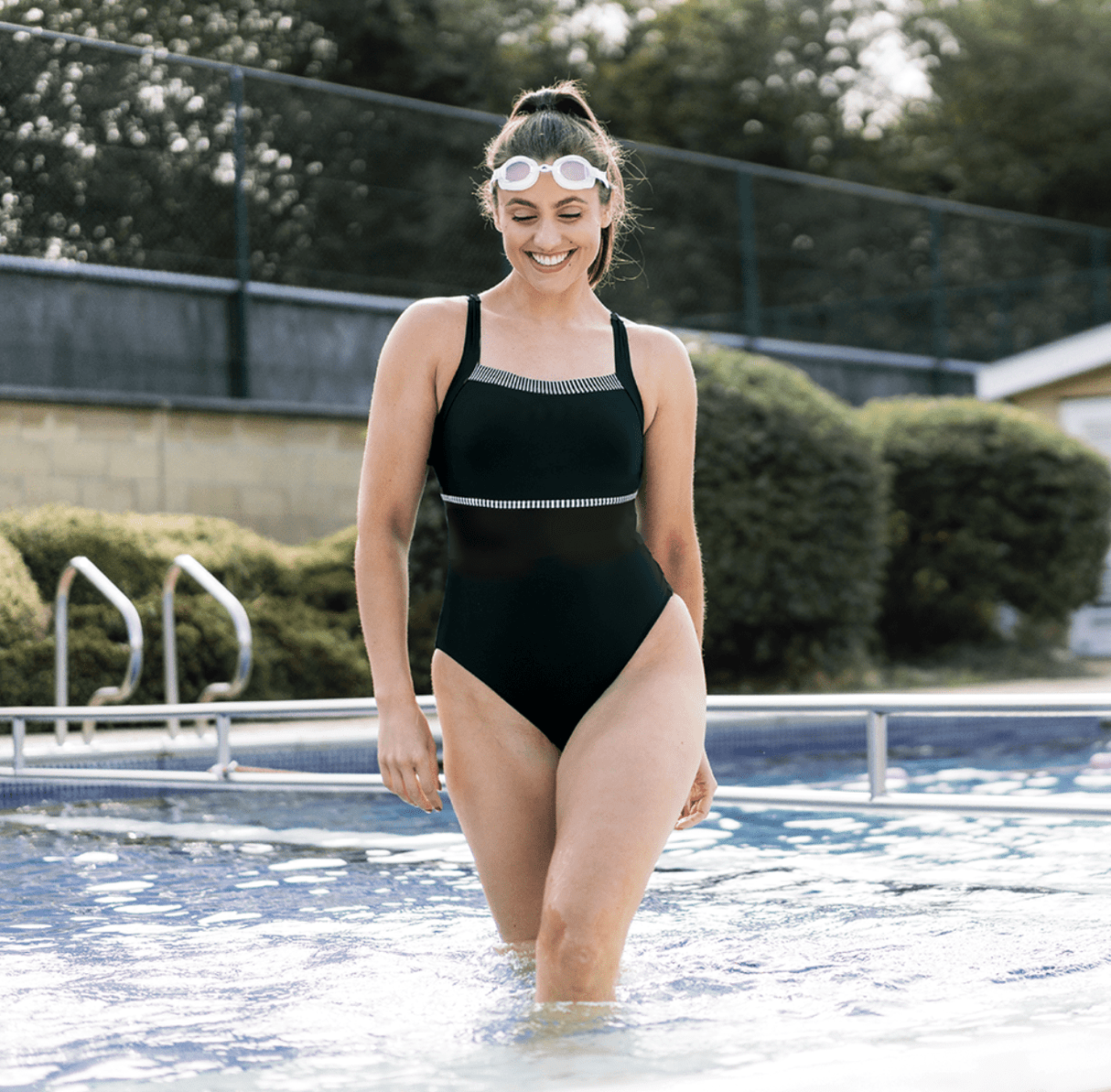 Splash About - Ladies Swimming Costume - Monochrome-Streamline Sports