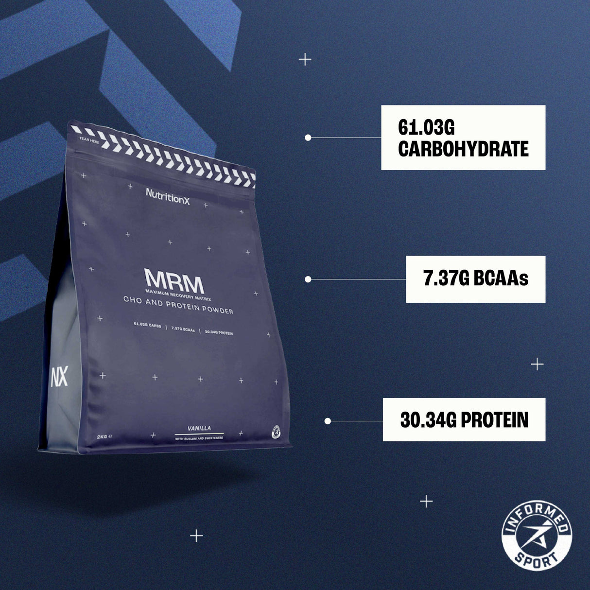 NX - MRM Muscle Recovery Drink Powder (2kg)-Streamline Sports