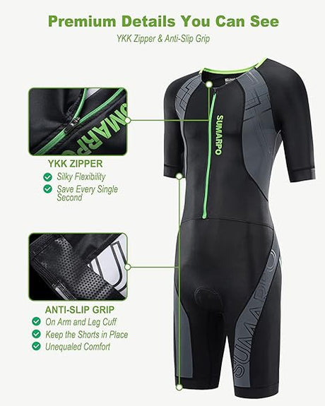 SUMARPO - Mens Trisuit (Short Sleeve) - Hybrid-Streamline Sports