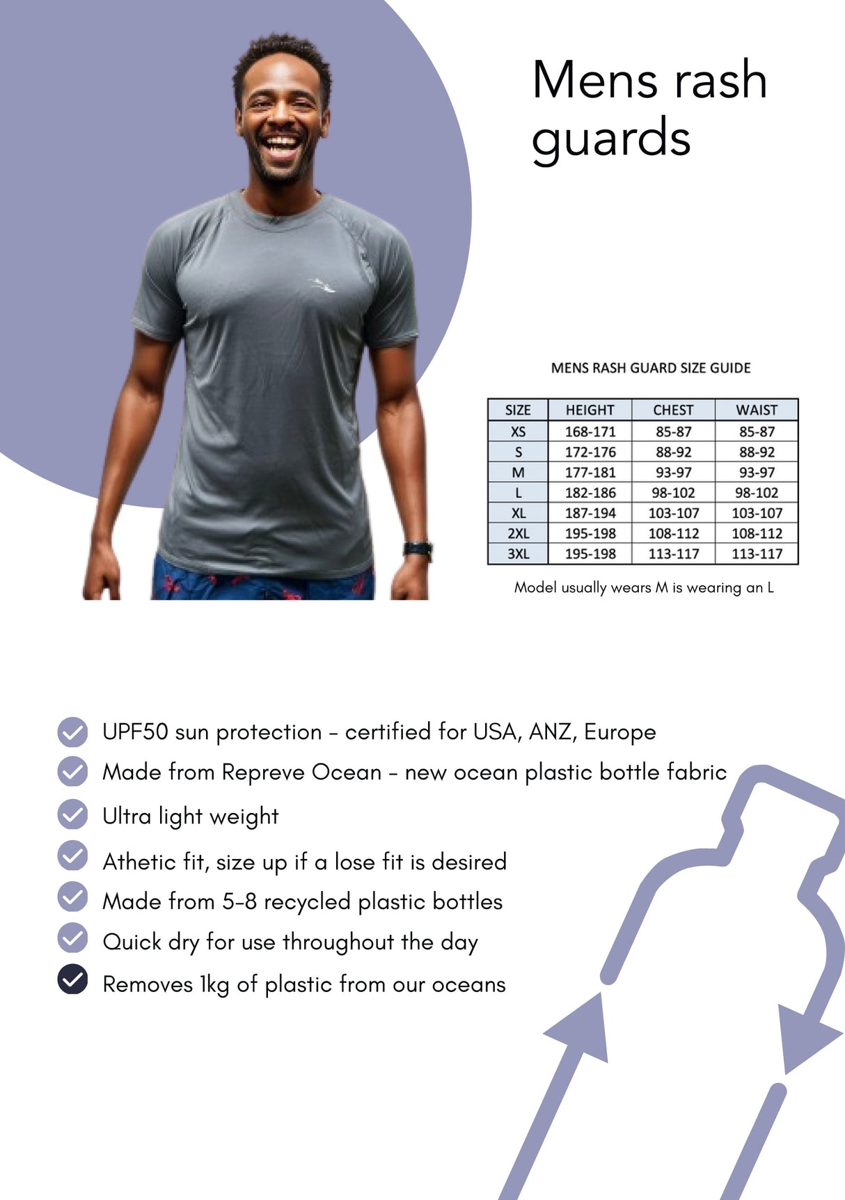 Sandbar - Mens Rash Guard-Streamline Sports