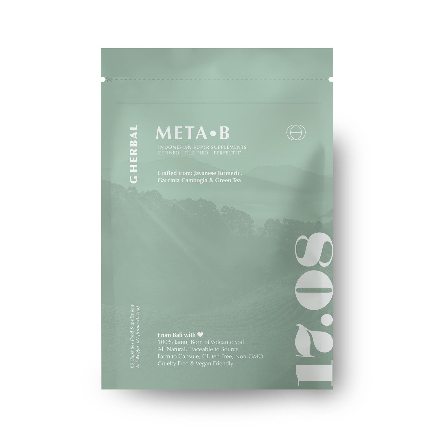 G Herbal META B (60 capsules) - Debloat | Improve Digestion | Boost Metabolism