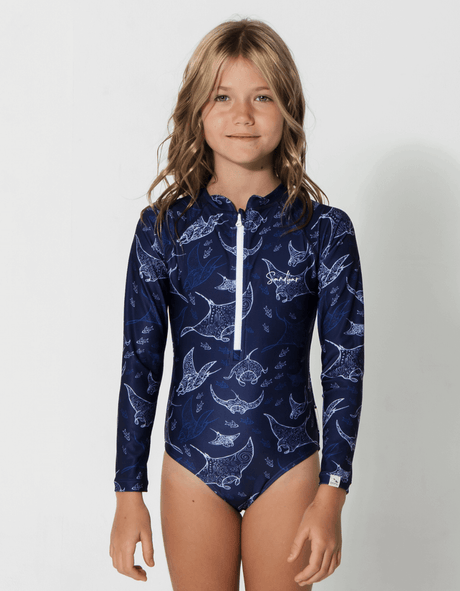 Sandbar Girls Swimsuit - Long Sleeved-Streamline Sports
