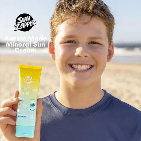 SUN ZAPPER - Pure Zinc Sunscreen 100mL SPF 50 - new formula-Streamline Sports