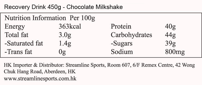 Recovery Drink (450g)-Streamline Sports