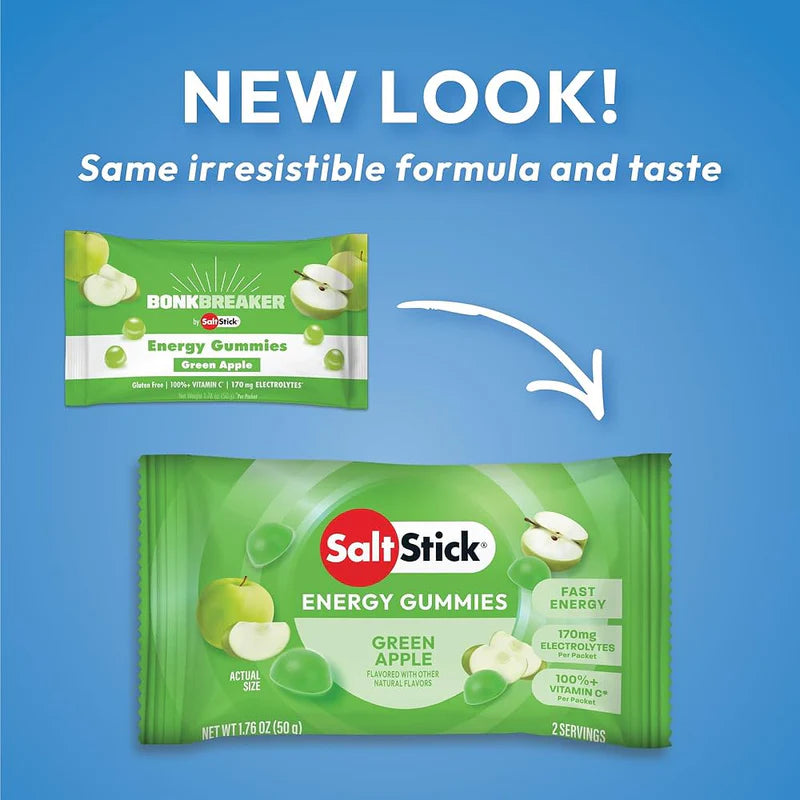 SaltStick Energy Gummies – Green Apple