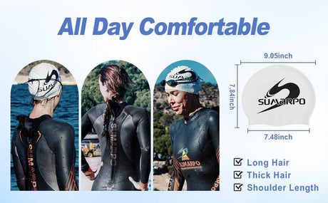 SUMARPO - Silicon Swim Cap-Streamline Sports