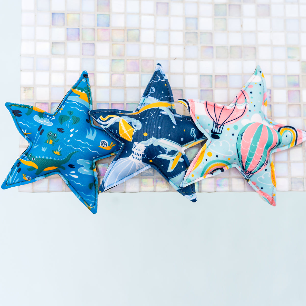 Snippets Pool Toys - Starfish - Pack of 3-Streamline Sports