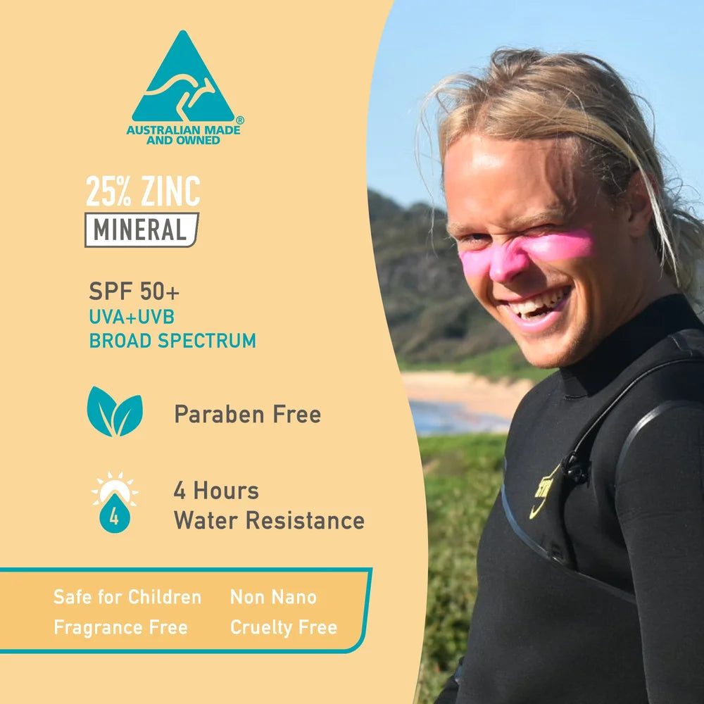 Sun Zapper - Pink Zinc Stick (12g)