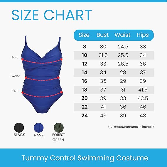 Splash About - Ladies Swimming Costume Tummy Control-Streamline Sports