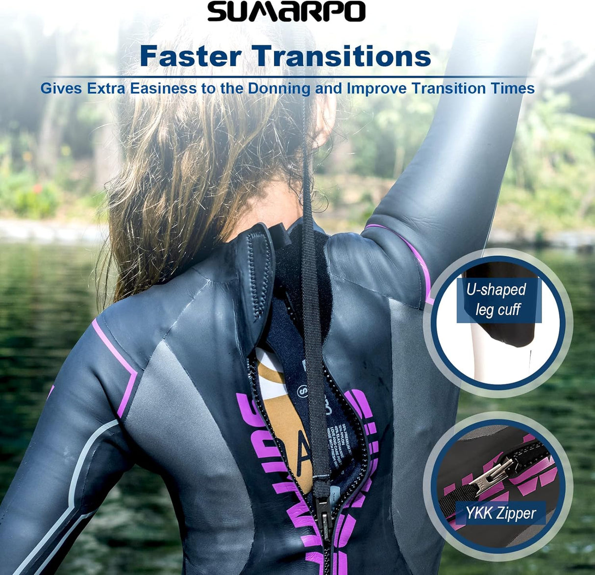 SUMARPO - Womens Triathlon Wetsuit - Vanguard-Streamline Sports