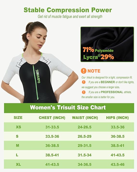 SUMARPO - Womens Short Sleeve Trisuit - Hybrid | Streamline Sports