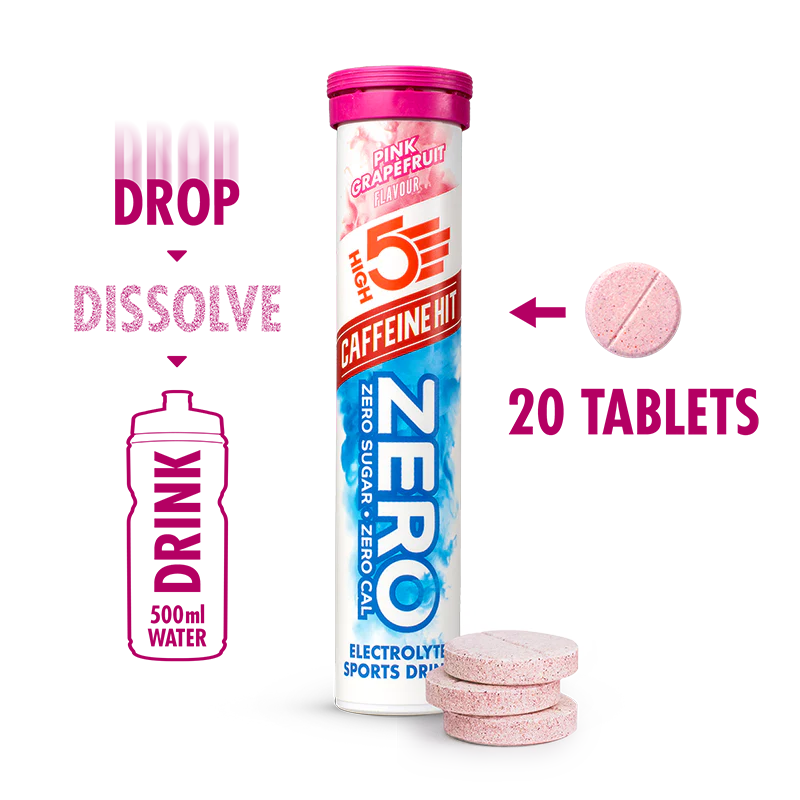 High5 - Zero Electrolyte Drink Tablets | Caffeine Hit (20 tablets/tube)