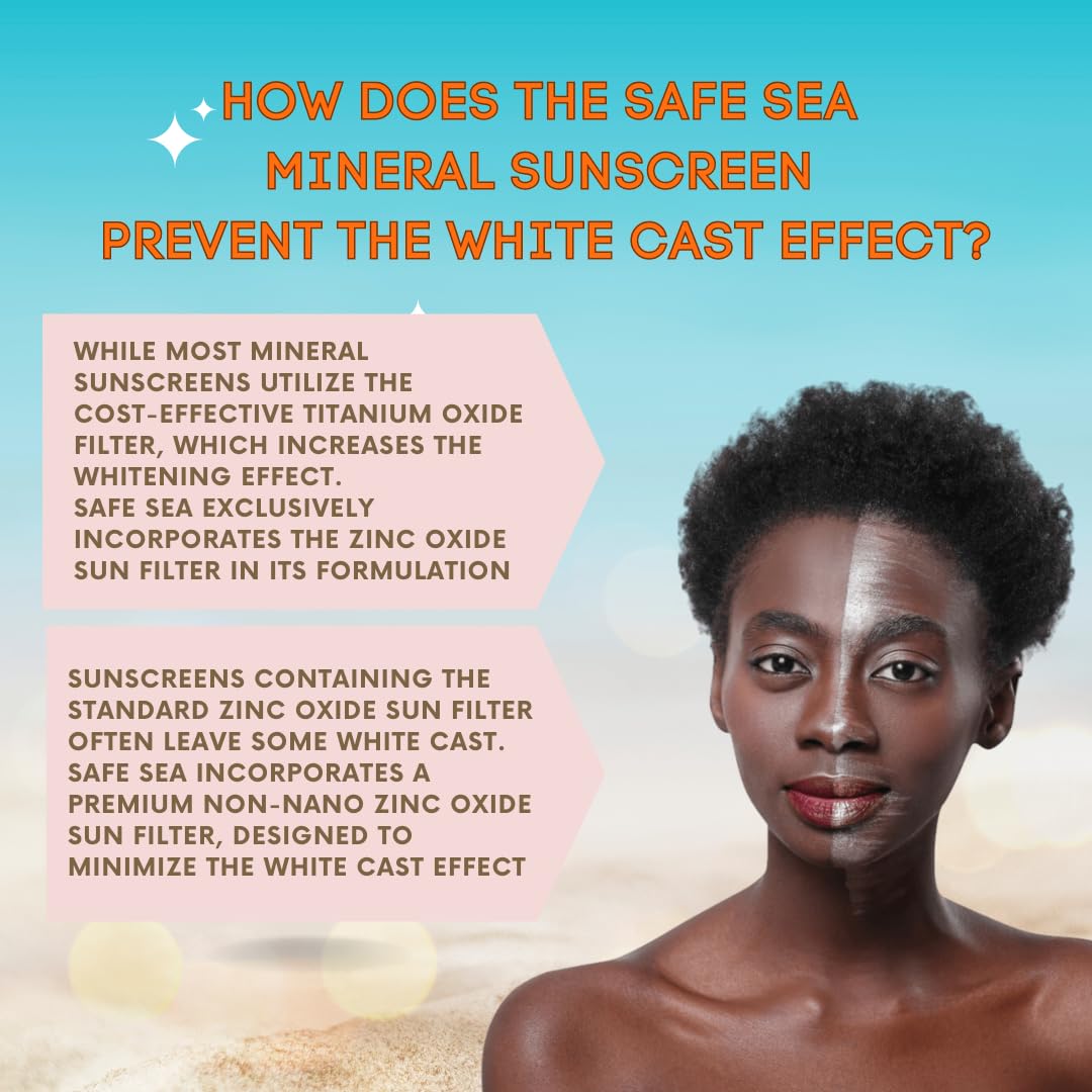 SAFE SEA - Zinc Oxide Sunscreen SPF50 Clear Mineral-Streamline Sports