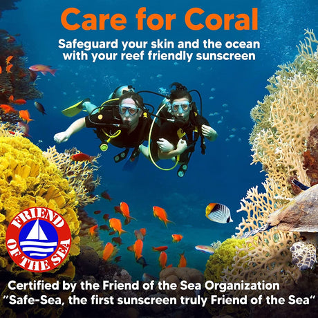 SAFE SEA - Zinc Oxide Sunscreen SPF50 Clear Mineral-Streamline Sports