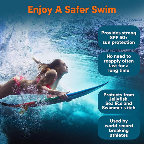 SAFE SEA - Zinc Oxide Sunscreen SPF50 Clear Mineral-Streamline Sports