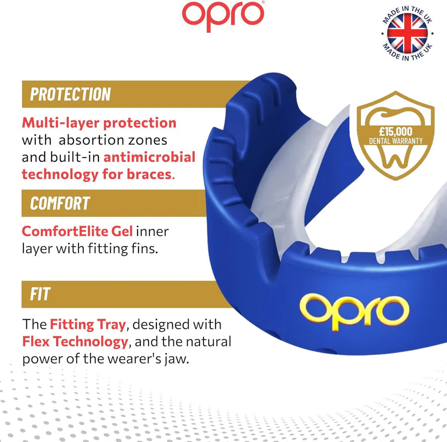 Gold Braces Mouthguard