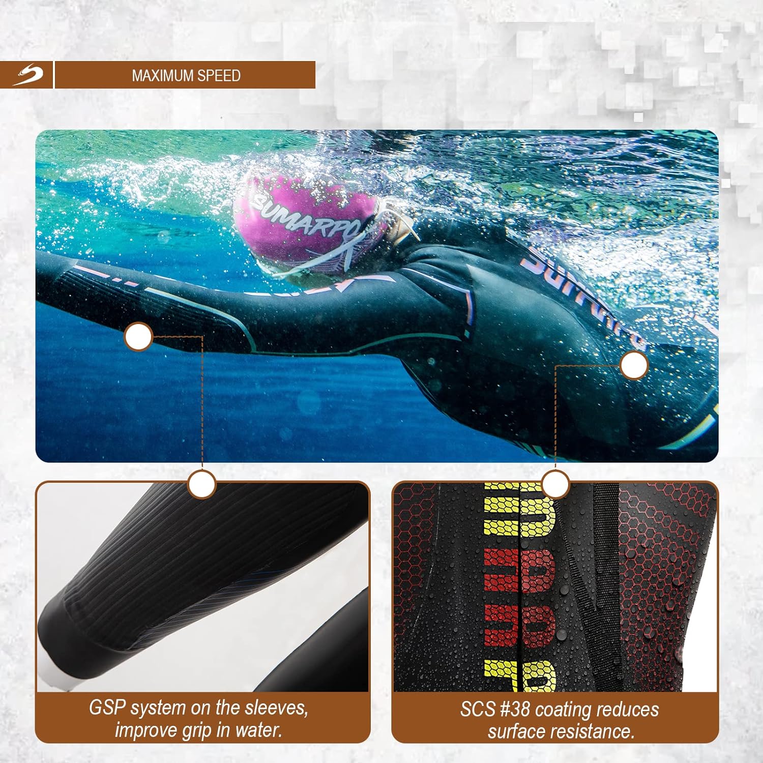 SUMARPO - Mens/Womens Triathlon Wetsuit - Race-Streamline Sports