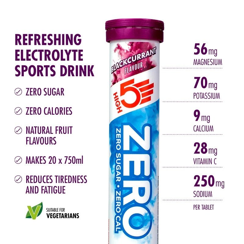 ZERO - Electrolyte Drink Tablets (20 tablets/tube)-Streamline Sports