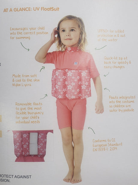 UV FloatSuit with Zip - (2-4 Yrs)-Streamline Sports