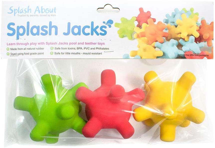 Splash Jacks - Pool/Teether Toys (Pack of 3)-Streamline Sports