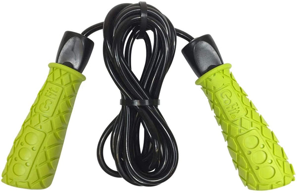 GoFit Speed Training Jump Rope with Padded Foam Grips