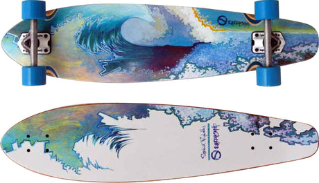 Earthship Longboard 36"x 9" - (No Exchange and No Refund)-Streamline Sports