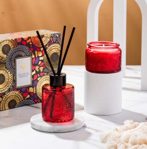 Luxurious Diffuser and Candle Gift Set A - Diffuser 100ml + Candle 100g | Streamline Sports