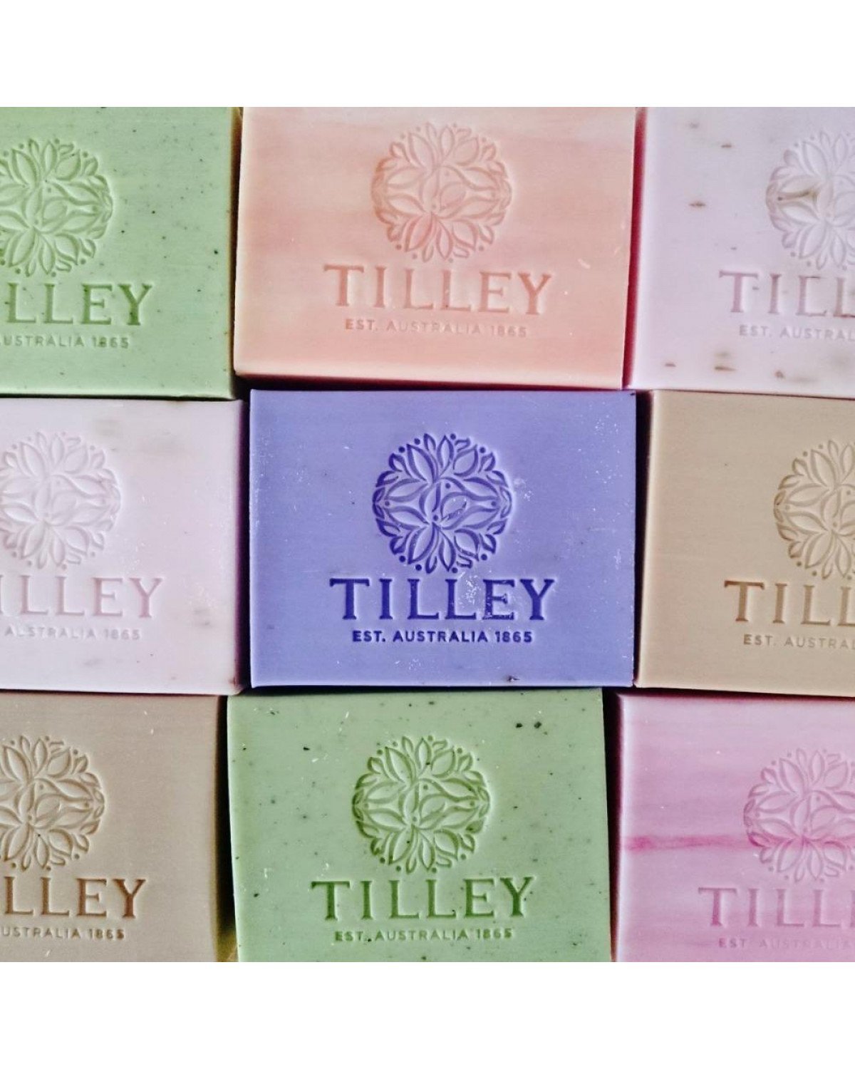 Tilley - White Marble Rainbow Soaps Gift Pack (10 x 50g) #FG0987-Streamline Sports