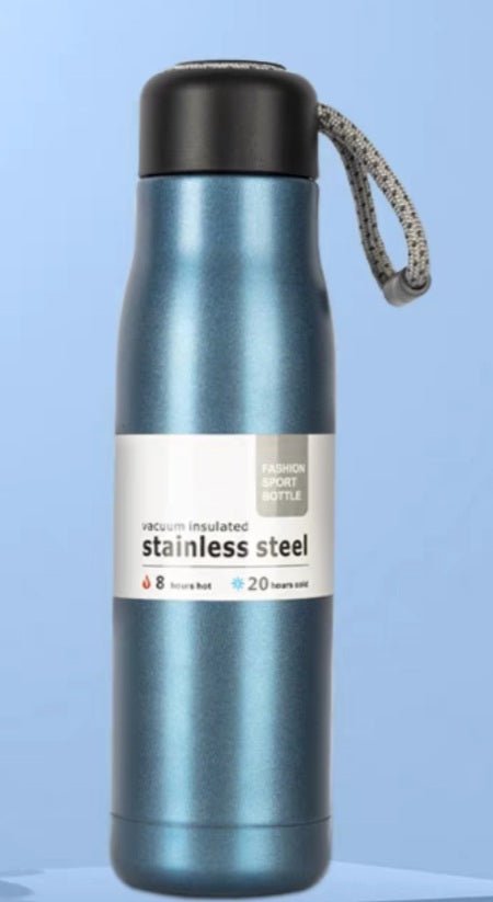 Sports Bottle with Lanyard - 500ml-Streamline Sports
