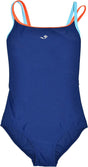 Splash About - Girls Sports Swimming Costume - Navy-Streamline Sports