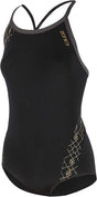 Zone3 - Women Costume - Iconic (Black/Gold)-Streamline Sports
