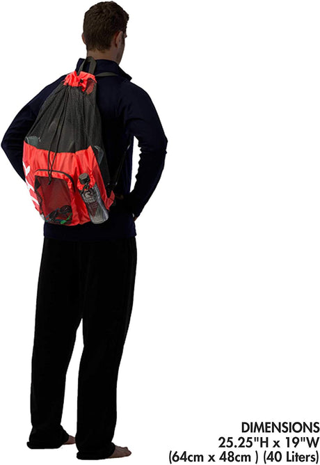 TYR - Mesh Backpack (40 Liters) (LBMMB3)-Streamline Sports