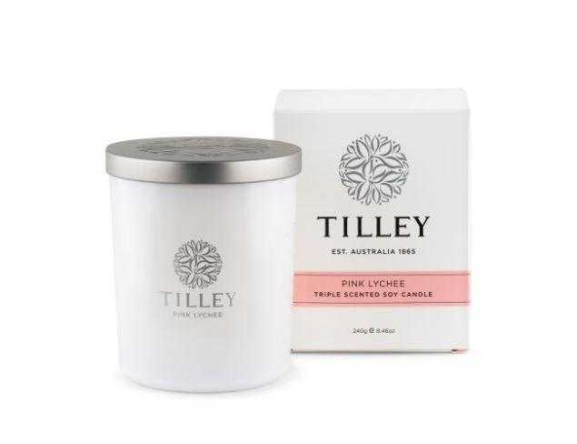 Tilley Candles 240g / 45 Hour Tilley Pink Lychee 