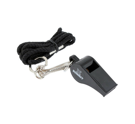 Summit - Plastic Whistle w/Landyard-Streamline Sports
