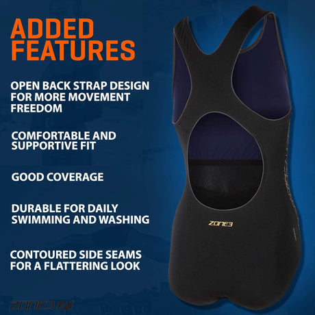 Zone3 - Womens Costume - Iconic Classic-Streamline Sports