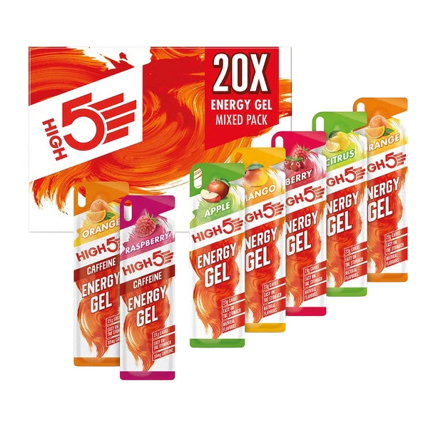 * NEW** Energy Gel Mixed Flavour 20 Pack (energy gel x16, energy gel caffeine x4)