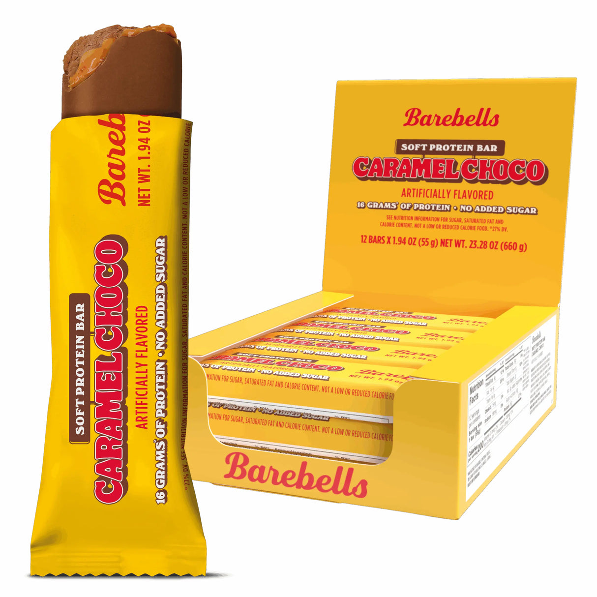 Barebells - Caramel Choco Soft Protein Bar