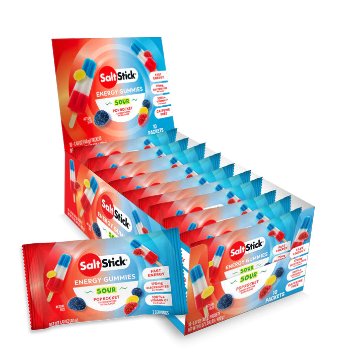 SaltStick Energy Gummies – Sour Pop Rocket