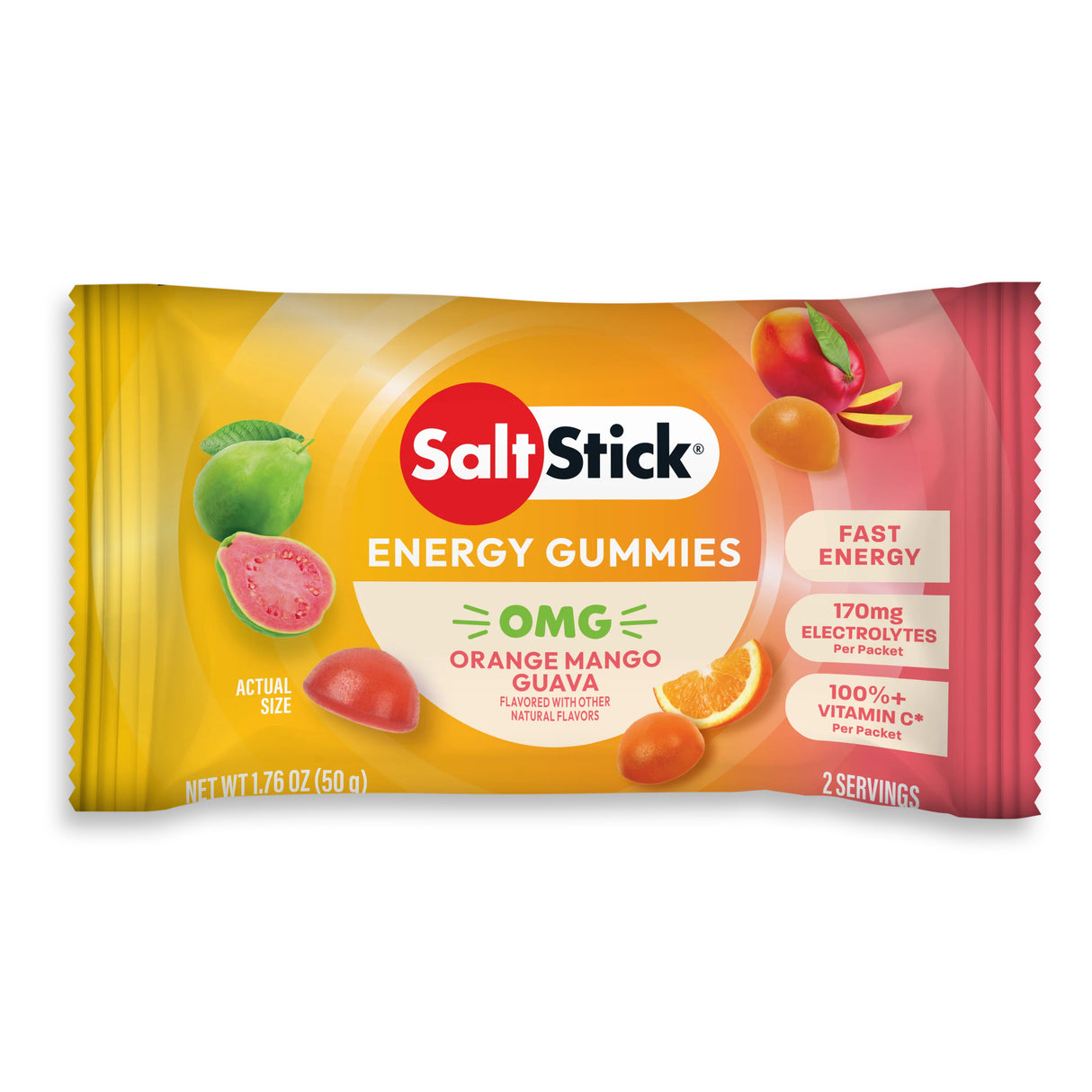 SaltStick Energy Gummies – OMG! (Orange, Mango, Guava)